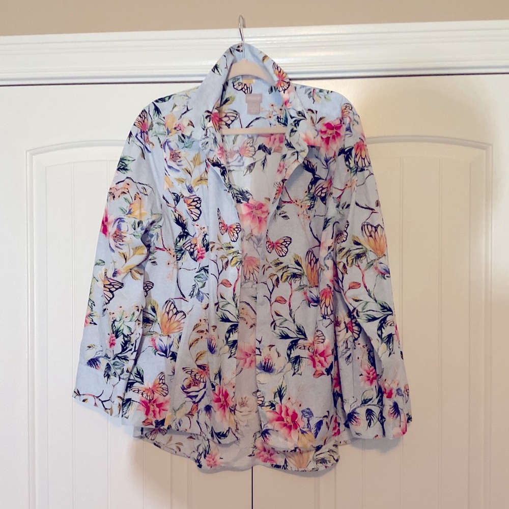 Botton down blouse - Picture 2 of 2